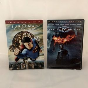 Superman Returns & The Dark Knight DVD Package
